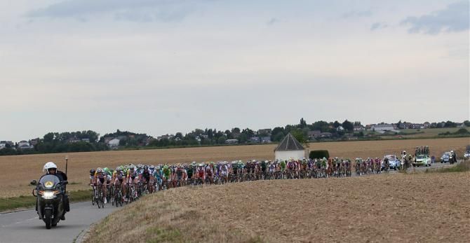 The Brussels Cycling Classic peloton in action