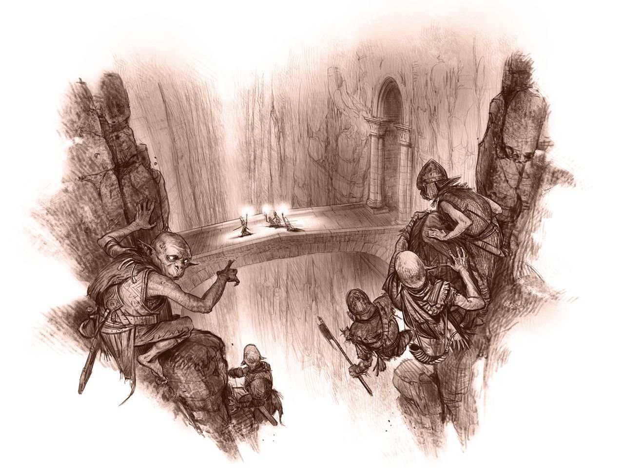 Interior artwork from Moria - Through the Doors of Durin