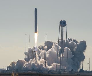 The Cygnus NG-12 cargo spacecraft launched aboard an Antares 230+ rocket at 9:59 a.m. EDT on Saturday morning on Nov. 2, 2019.