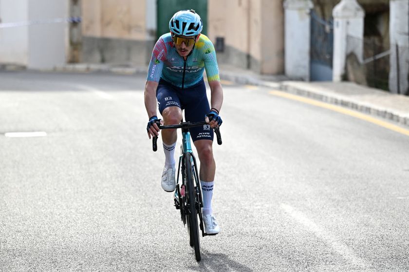 PALMANOVA CALVIA SPAIN JANUARY 29 Christian Scaroni of Italy and XDS Astana Team competes in the breakaway during the 34th Challenge Ciclista Mallorca 2025 24th Trofeo Calvia a 1496km one day race from Palmanova to Palmanova on January 29 2025 in Palmanova Calvia Spain Photo by Tim de WaeleGetty Images