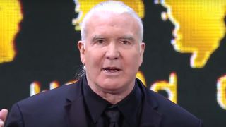 Scott Hall at the WWE Hall of Fame Induction Ceremony