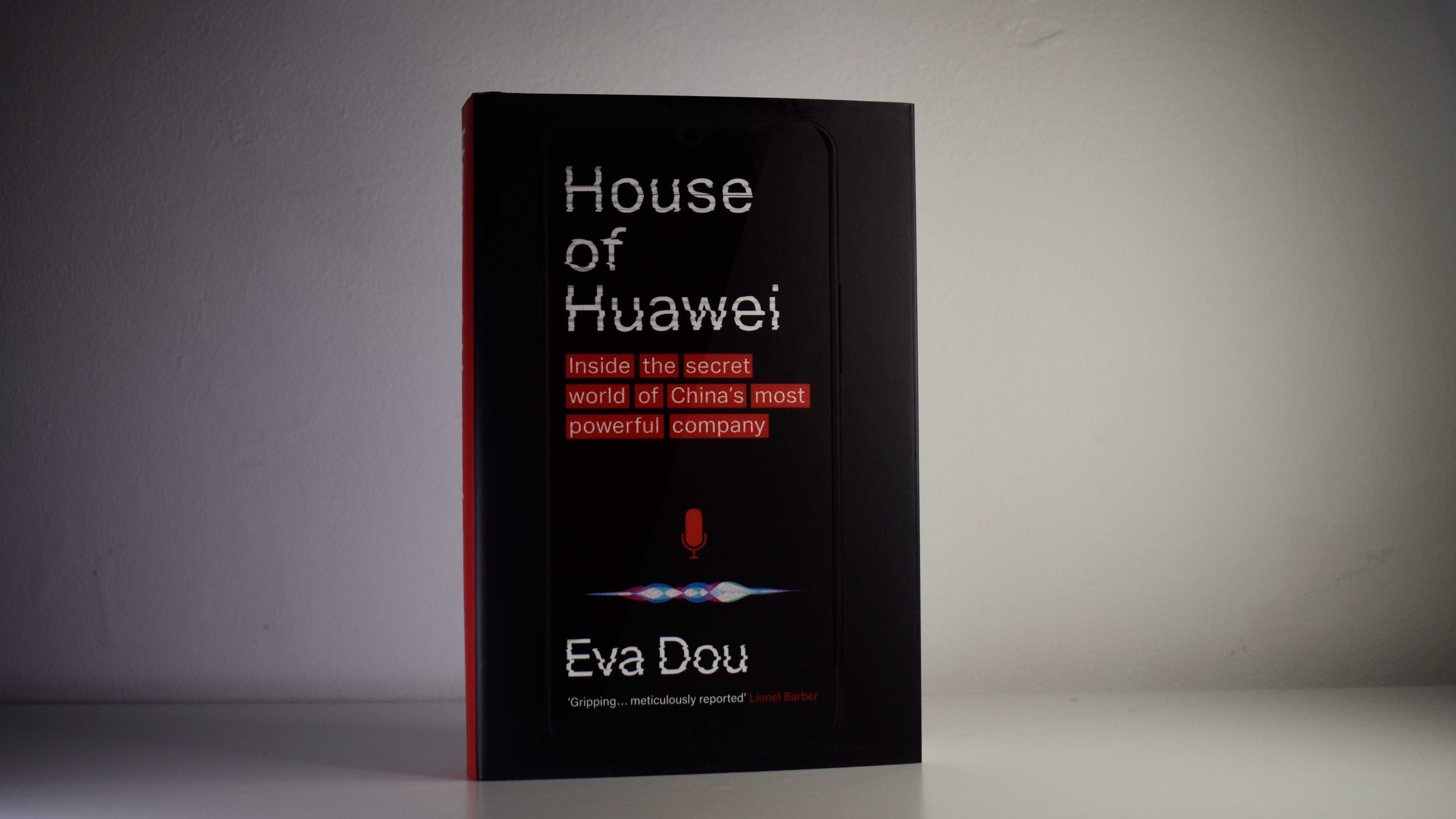 The House of Huawei book on a desk