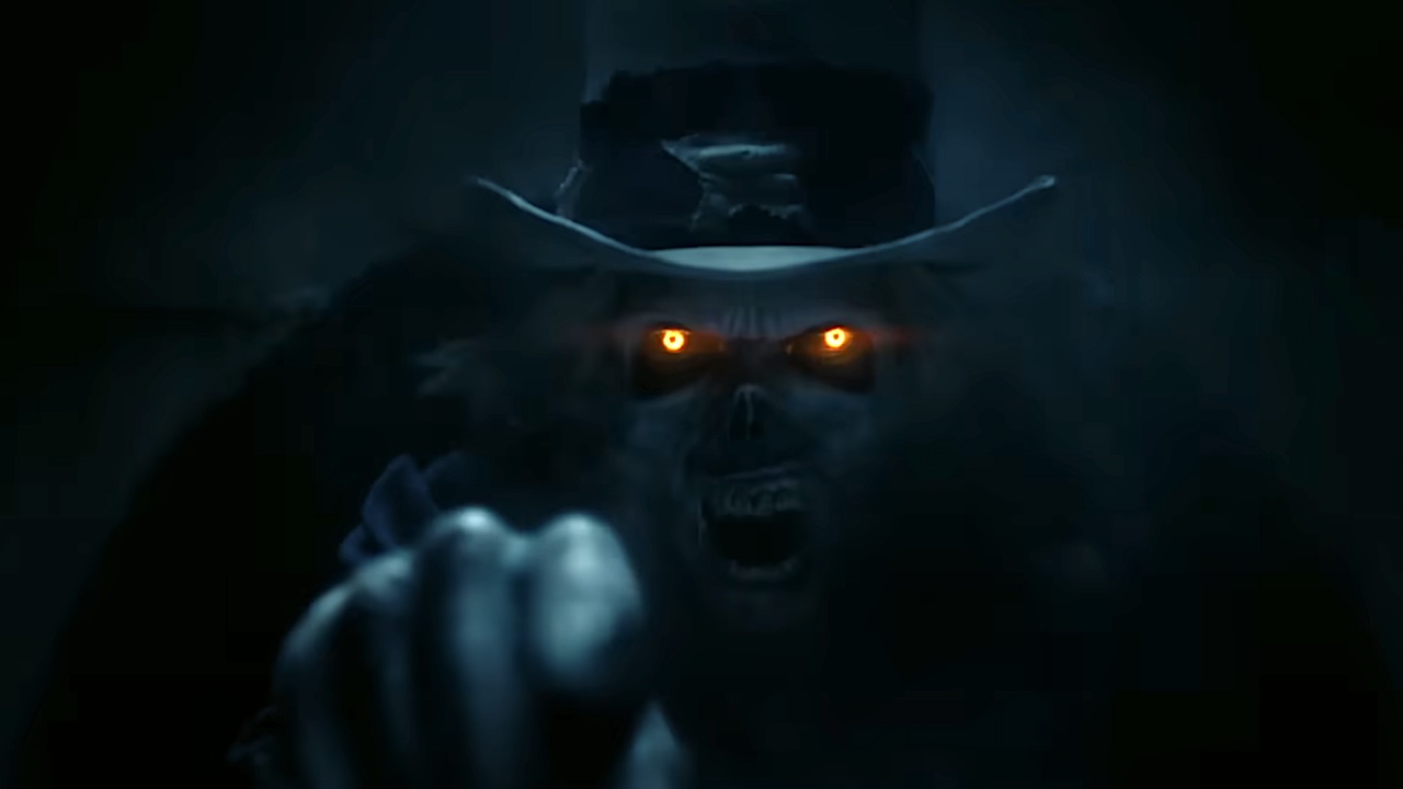 Monstrous Uncle Sam with glowing eyes in IT: Welcome to Derry Season 1