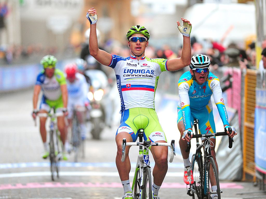 Sagan takes his first Tirreno-Adriatico stage ahead of Roman Kreuziger and Vincenzo Nibali in 2012