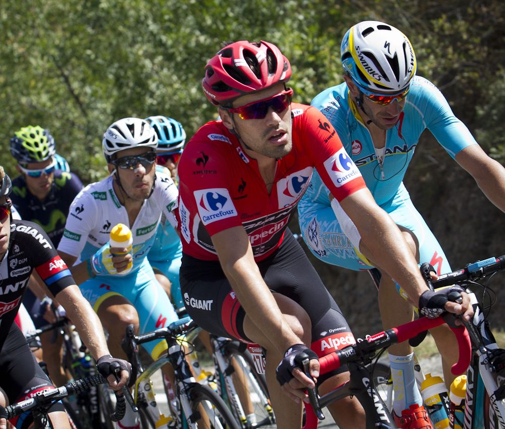 Tom Dumoulin in action during stage 20.