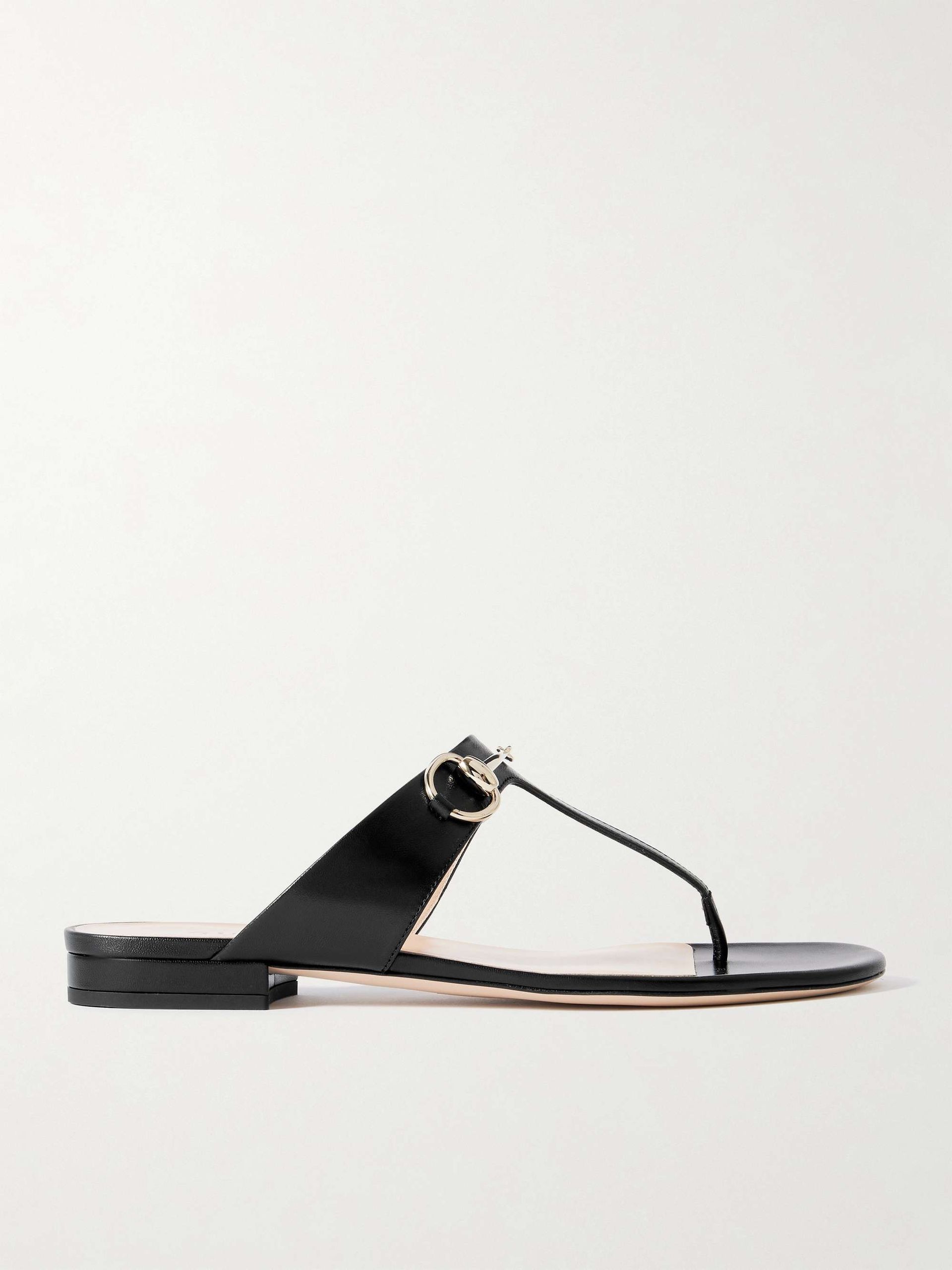 Lady Horsebit Leather Sandals