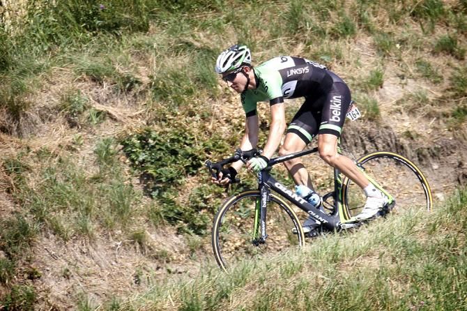 Bauke Mollema (Belkin) continued his solid ride on stage 16