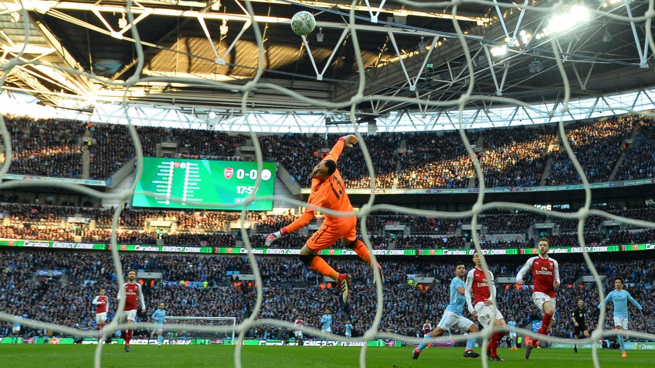 Carabao Cup Arsenal 0 Manchester City 3 Sergio Aguero goal