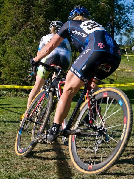 Laura Van Gilder (C3-Athletes Serving Athletes) stayed firmly attached to Maureen Bruno-Roy's wheel until the final 200 meters.