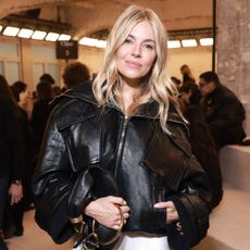Sienna Miller attends the Chloé Womenswear Fall/Winter 2024-2025 show as part of Paris Fashion Week on February 29, 2024 in Paris, France