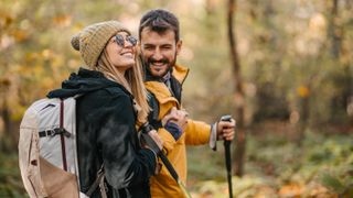 Couple hiking