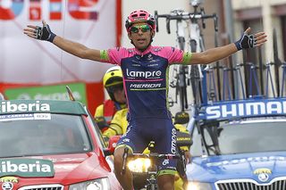 Nelson Oliveira (Lampre-Merida) winner of stage 13 of the Vuelta a Espana