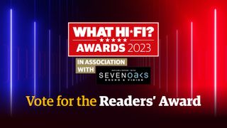 Readers' Award logo, What Hi-Fi? Awards 2023