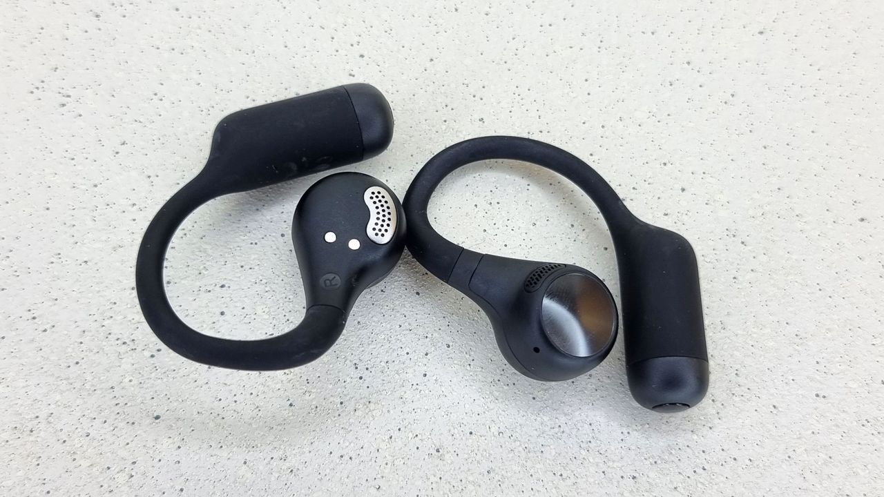 OpenRock S2 earbuds outside of the case