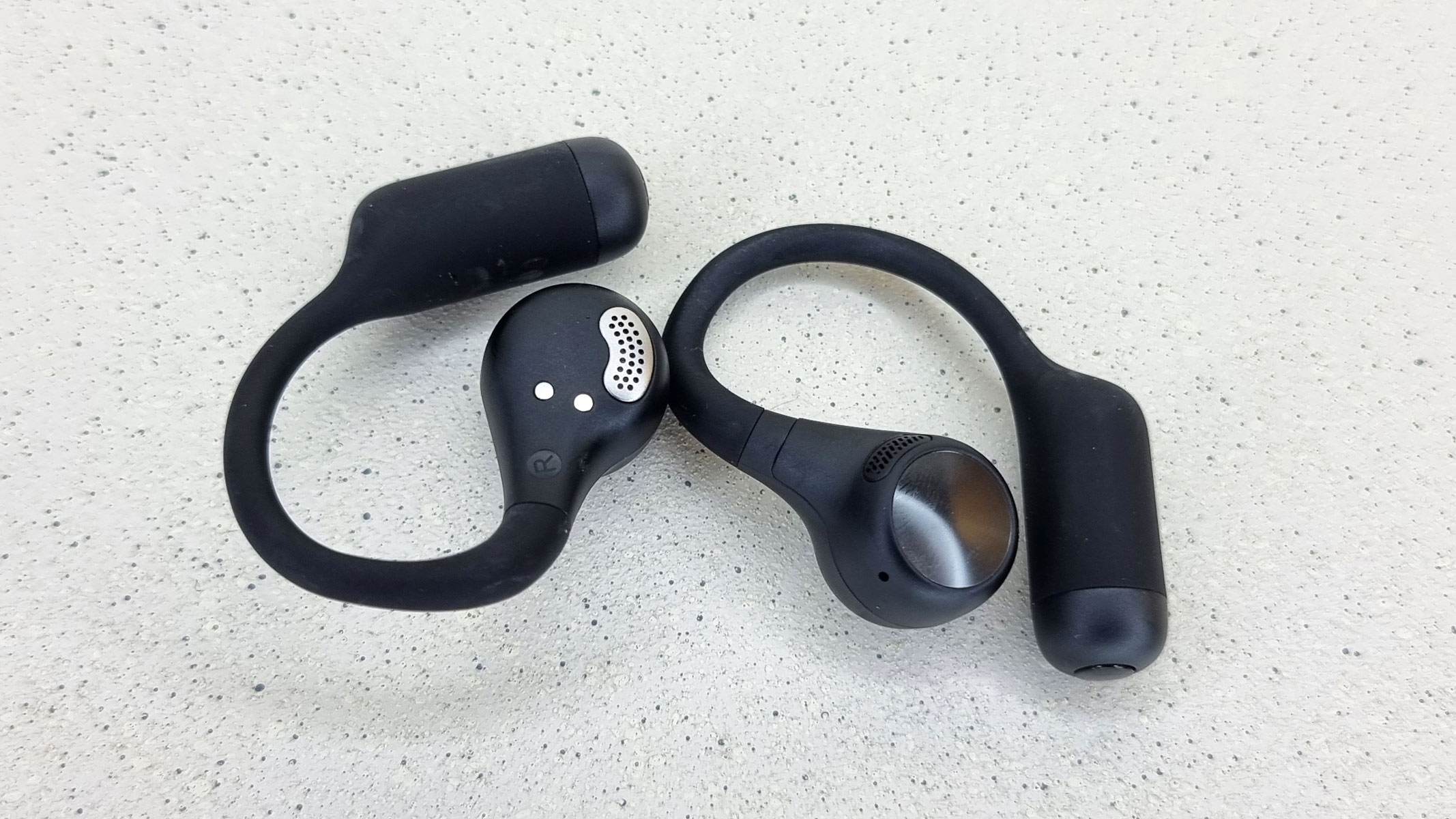 OpenRock S2 earbuds outside of the case