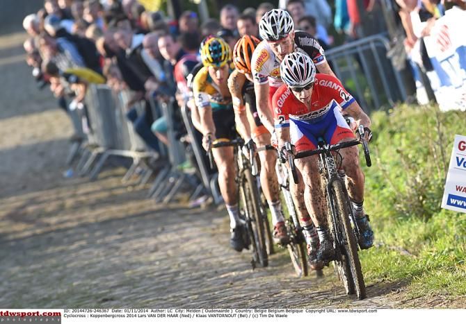 Lars Van Der Haar (Giant-Shimano Development Team) leads one of the early breaks