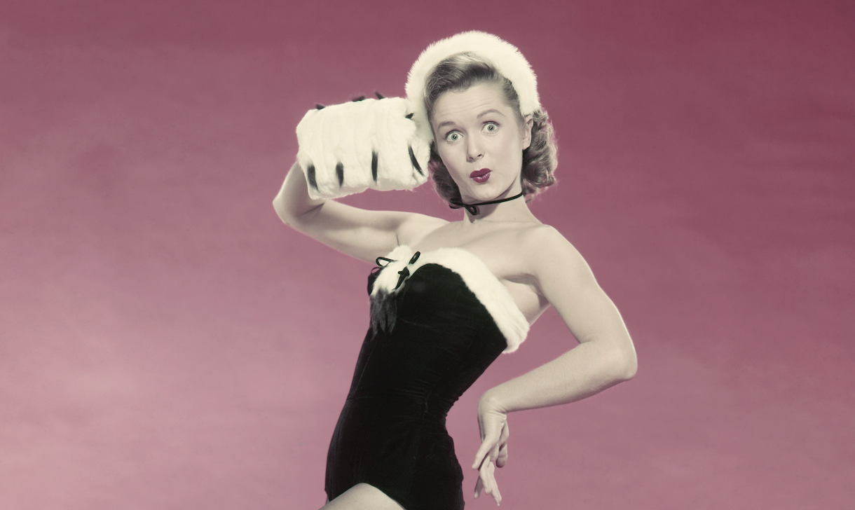 A woman and her muff