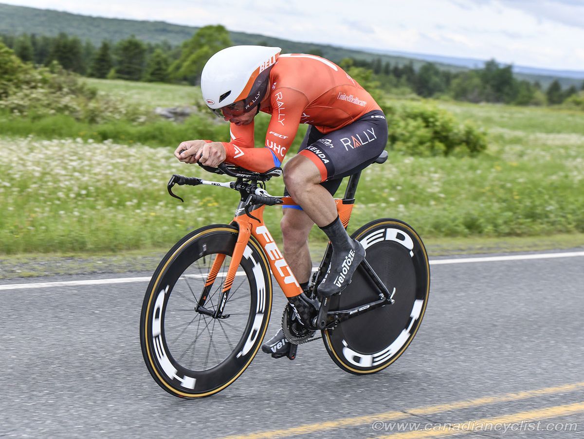 Tyler Magner (Rally UHC Cycling) finished 4th and moves into 2nd in the overall at Tour de Beauce