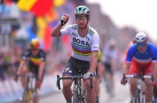 Peter Sagan (Bora-Hansgrohe) wins Gent-Wevelgem 2018