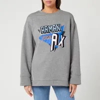 Armani Exchange Women's Ax Logo Sweatshirt - Grey Marl | RRP: £113.40 | now £46.00 + extra 10% off with code 'T310'