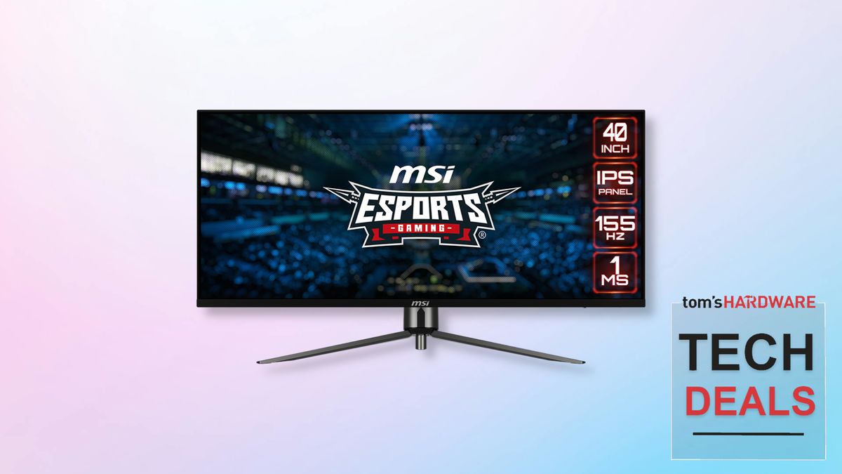 Labor Day sale marks down the only mainstream 40 inch ultrawide gaming monitor on the market by $90