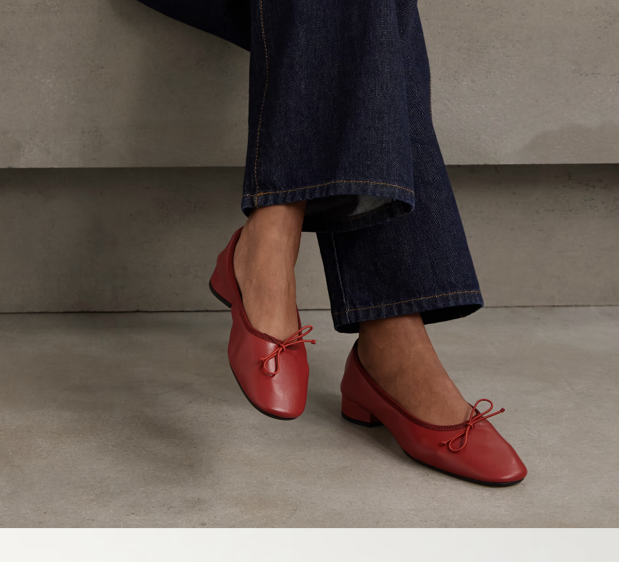 Aeyde, Onda bow-detailed leather pumps
