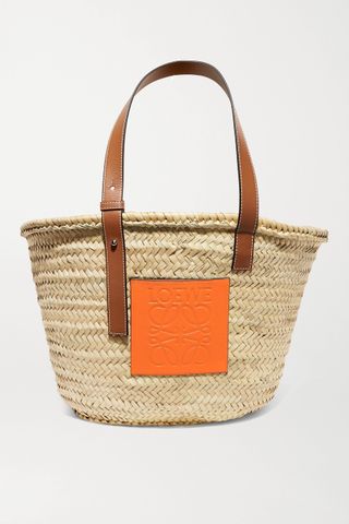 LOEWE Palm Leaf Basket Bag