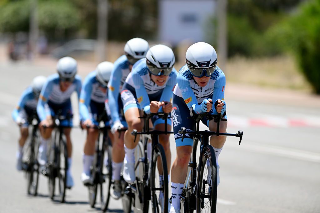 Trek-Segafredo was third in the La Vuelta Femenina TTT