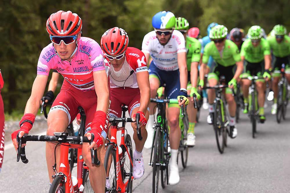 Ilnur Zakarin (Katusha) at the Tour de Romandie.