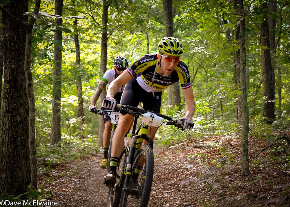 Jeremiah Biship (Topeak-Ergon/ Canyon) sat back in the pack for the first 30 miles.