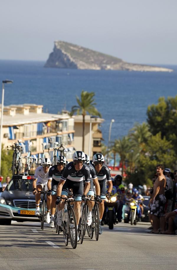 Leopard Trek climbs in the team time trial