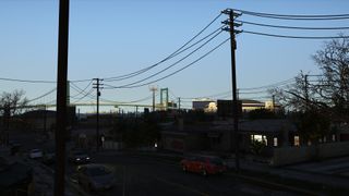Taken around 6am—shadows are slowly unmasking all the brightly lit structures in the background. This was one of the most difficult hours to create in the GTA 5 timecycle. I wanted to make shadows cover most of the city and ran into a few bugs while attempting this. Luckily, I managed to balance things out in the end. 