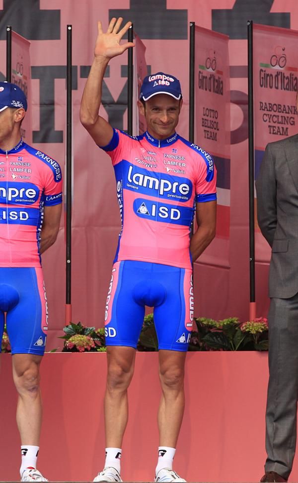 Defending champ after Contador's DQ Michele Scarponi