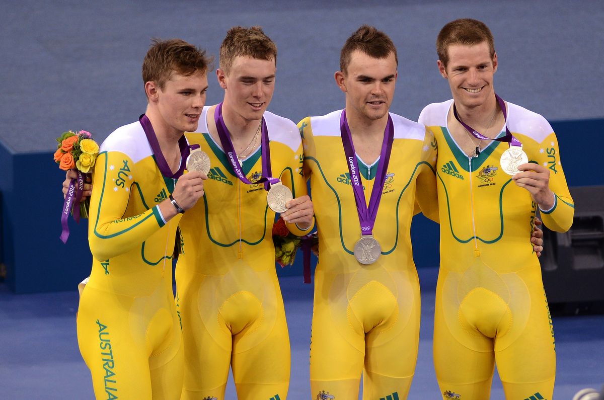 Michael Hepburn, Rohan Dennis, Jack Bobridge and Glenn O'Shea claimed silver at the London 2012 Games