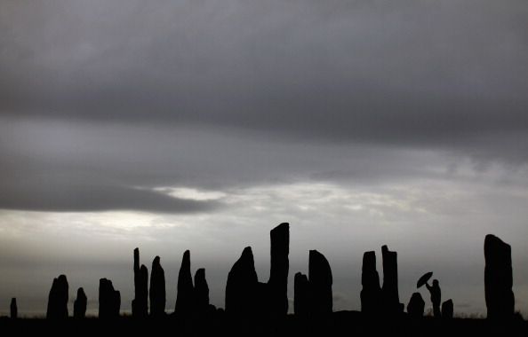 Callanish standing stones on the Isle of Lewis.