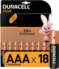 Batterie Ministilo Alcaline Duracell Plus AAA LR03 MN2400, confezione: 18 da 1.5 V a € 10,49.