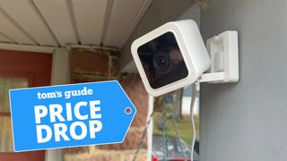 Wyze Cam V3 installed on entryway
