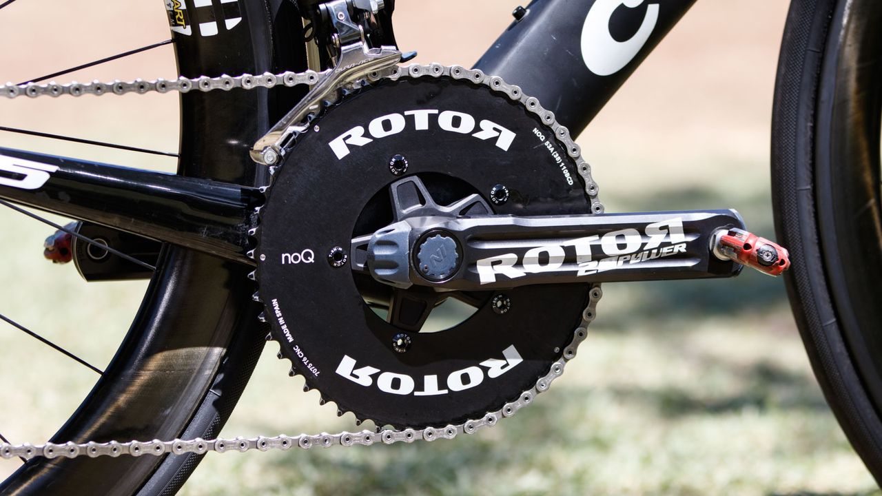 Rotor is busy testing a new dual-leg version of its new spindle-based power meter