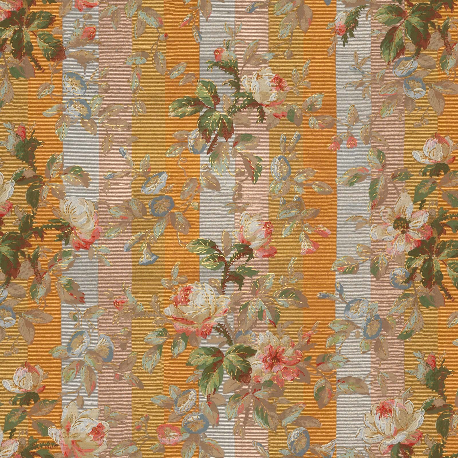 Rainbow Rose Wallpaper - Dusk Stripe