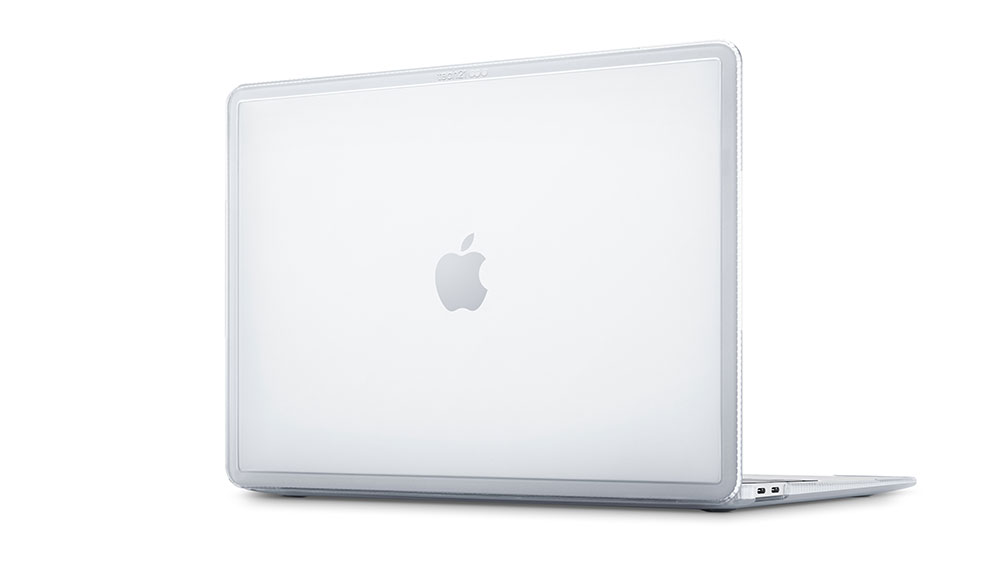 The Tech21 Evo Clear case for the 13-inch MacBook Pro.