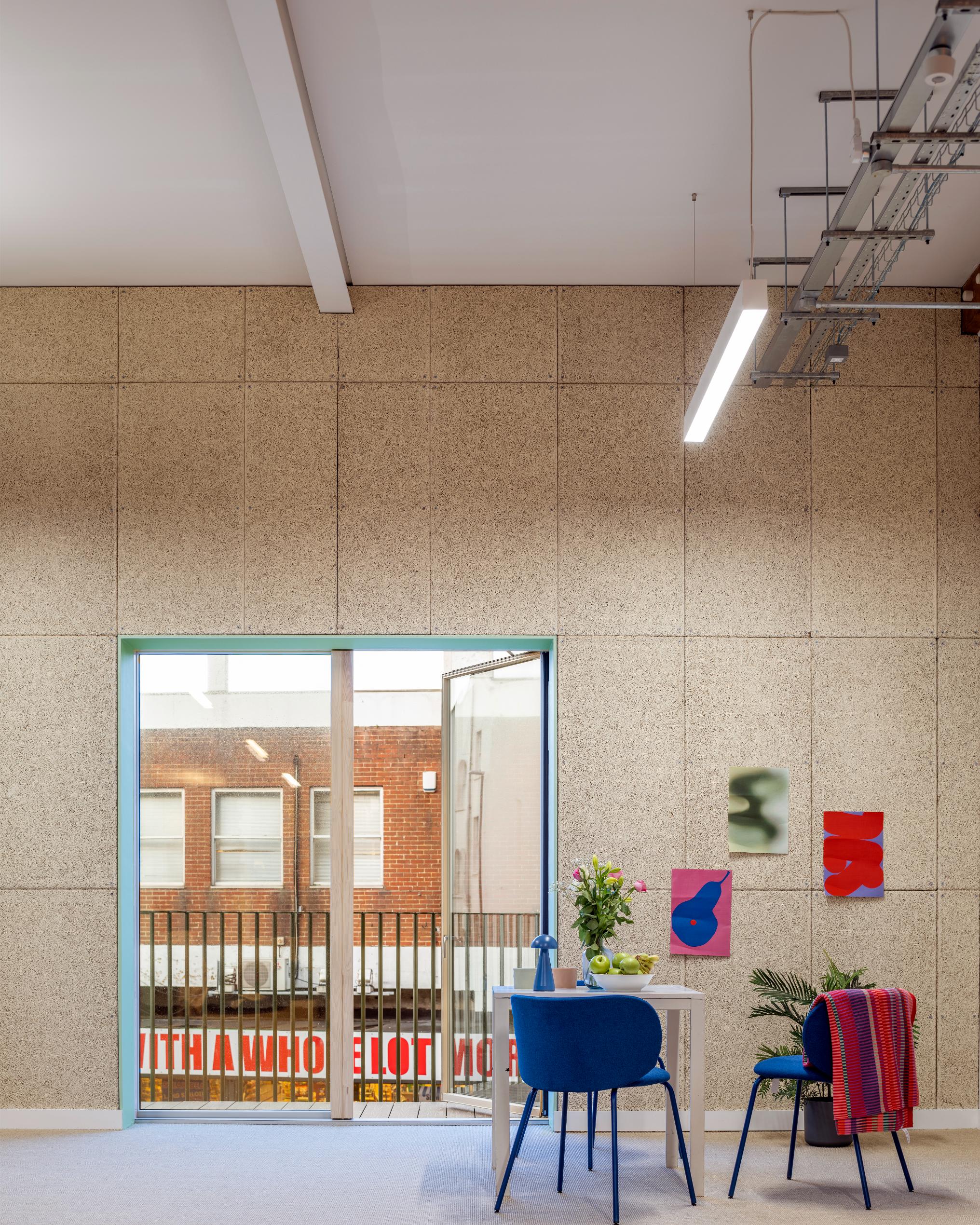 colourful youth club interior