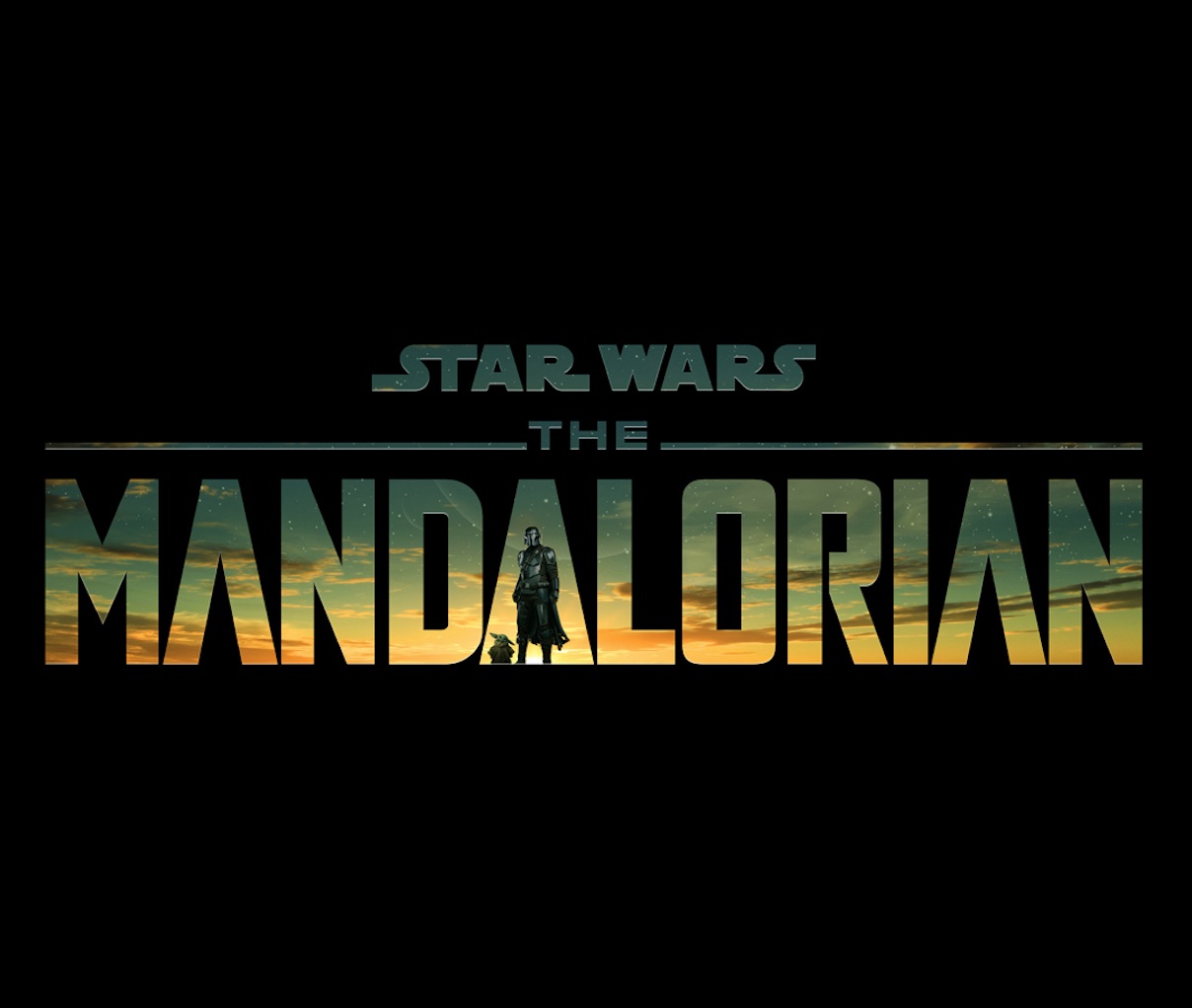The Mandalorian title art.