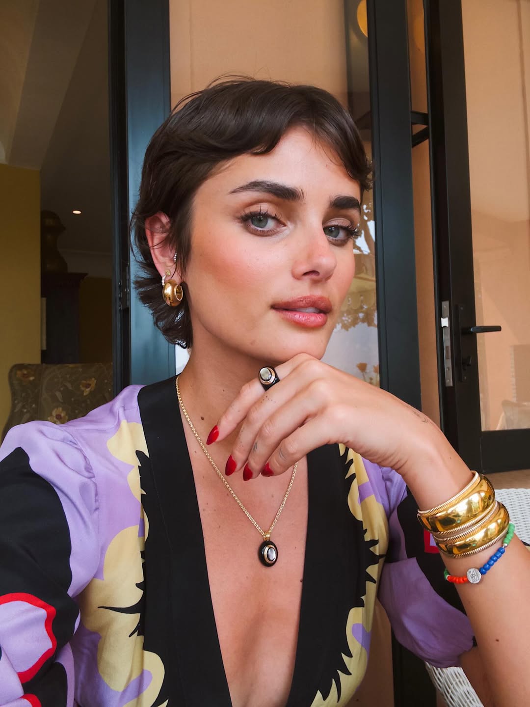 Taylor hill with a bixie.