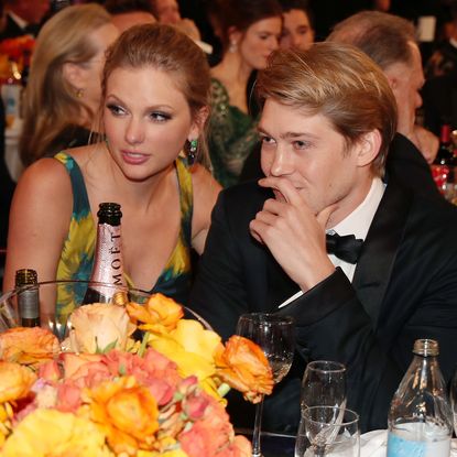 Taylor Swift and Joe Alwyn at the 77th Annual Golden Globe Awards held at the Beverly Hilton Hotel on January 5, 2020