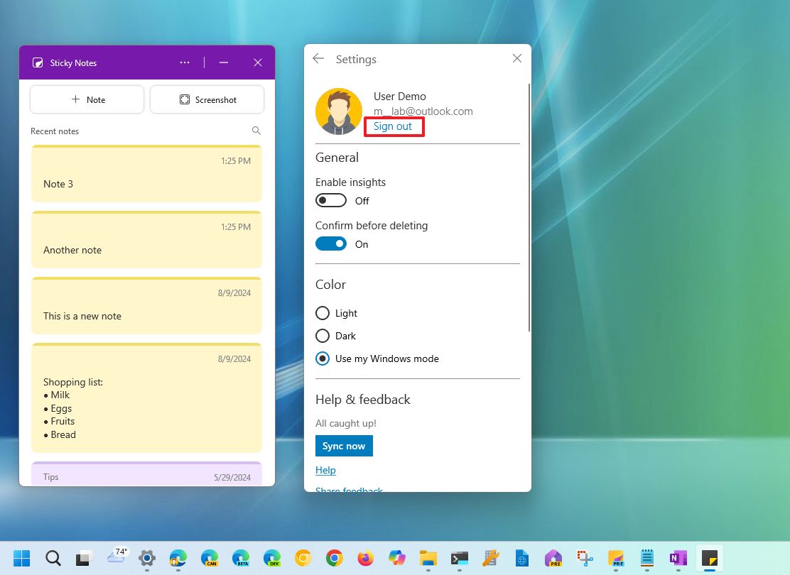 Как устранить неполадки в новом приложении Sticky Notes в Windows 11