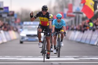 Philippe Gilbert (Quick-Step Floors) takes second in Dwars door Vlaanderen
