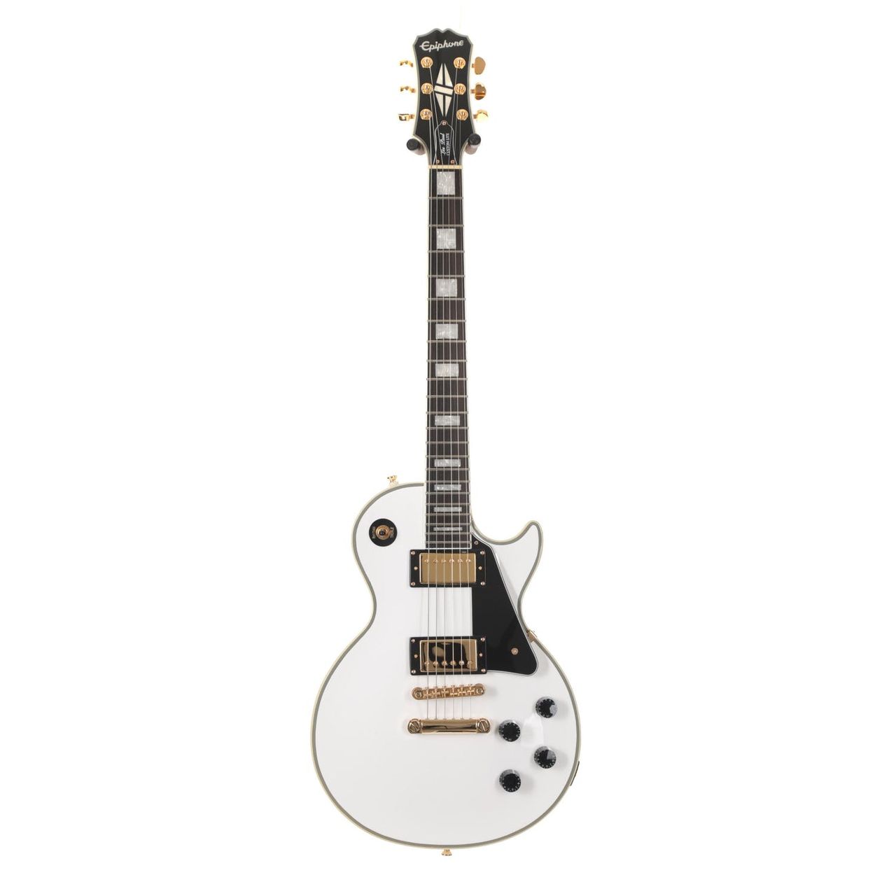 Epiphone Ltd Edition Les Paul Custom in Alpine White