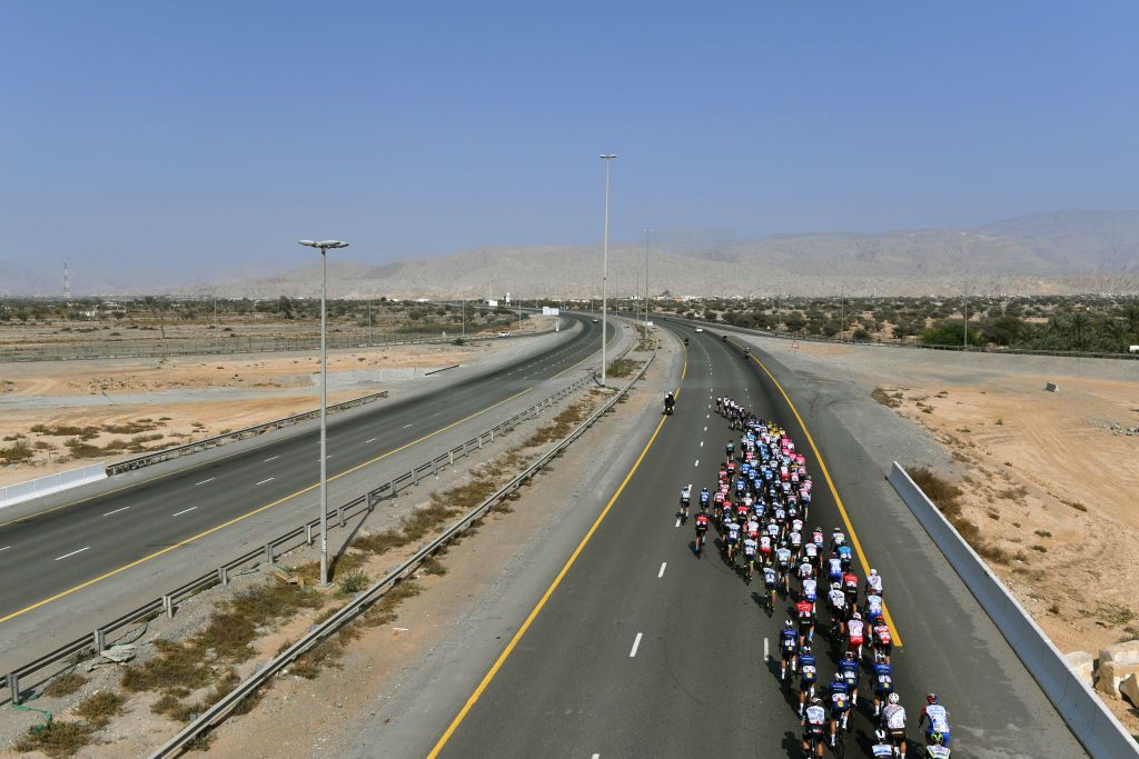 The UAE Tour is often raced on wide open highways