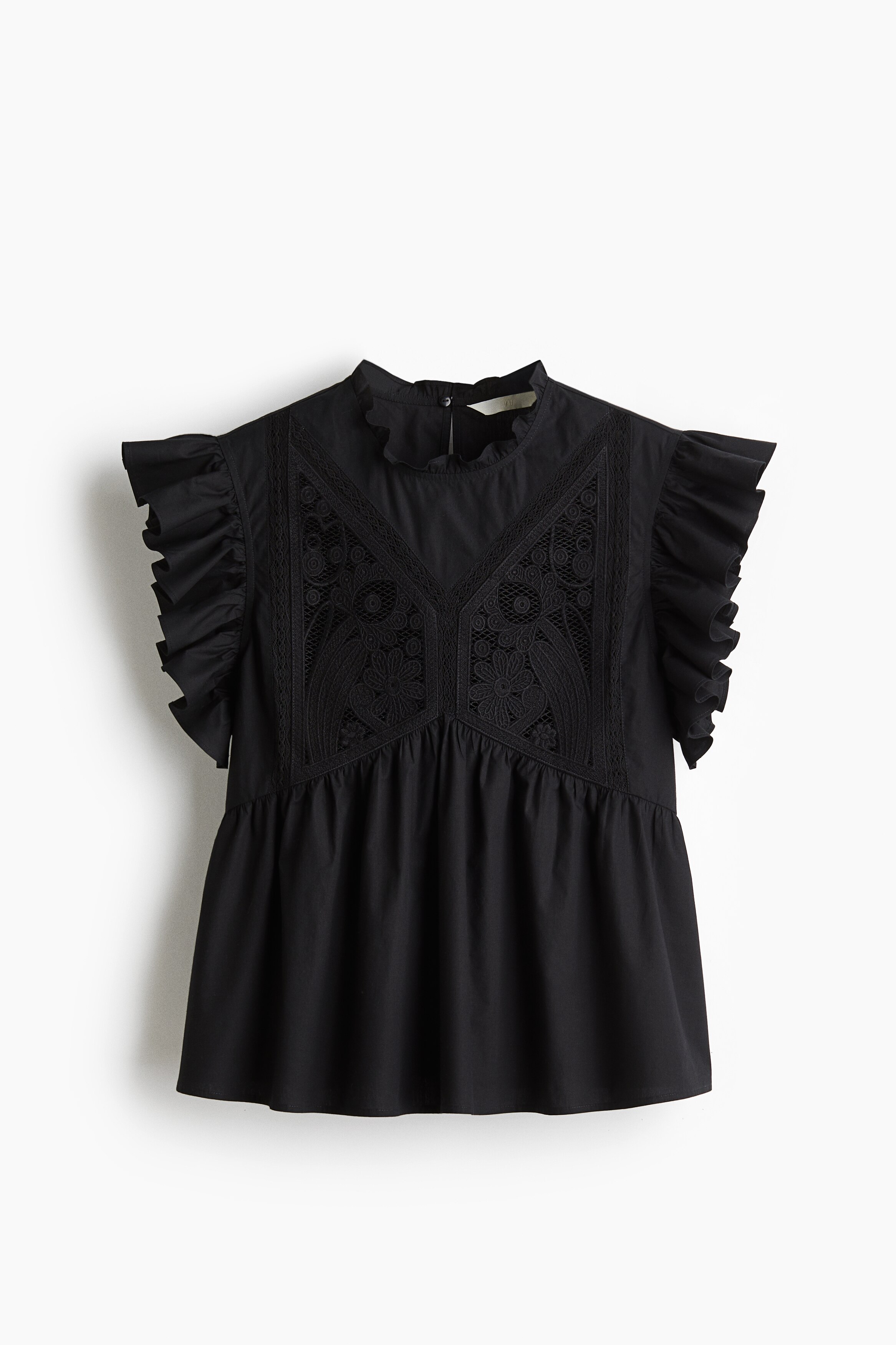 Embroidered cotton shirt
