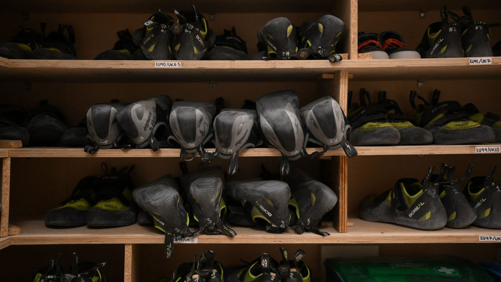 Climbing shoes